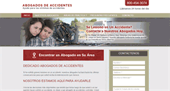 Desktop Screenshot of abogados-accidentes.net